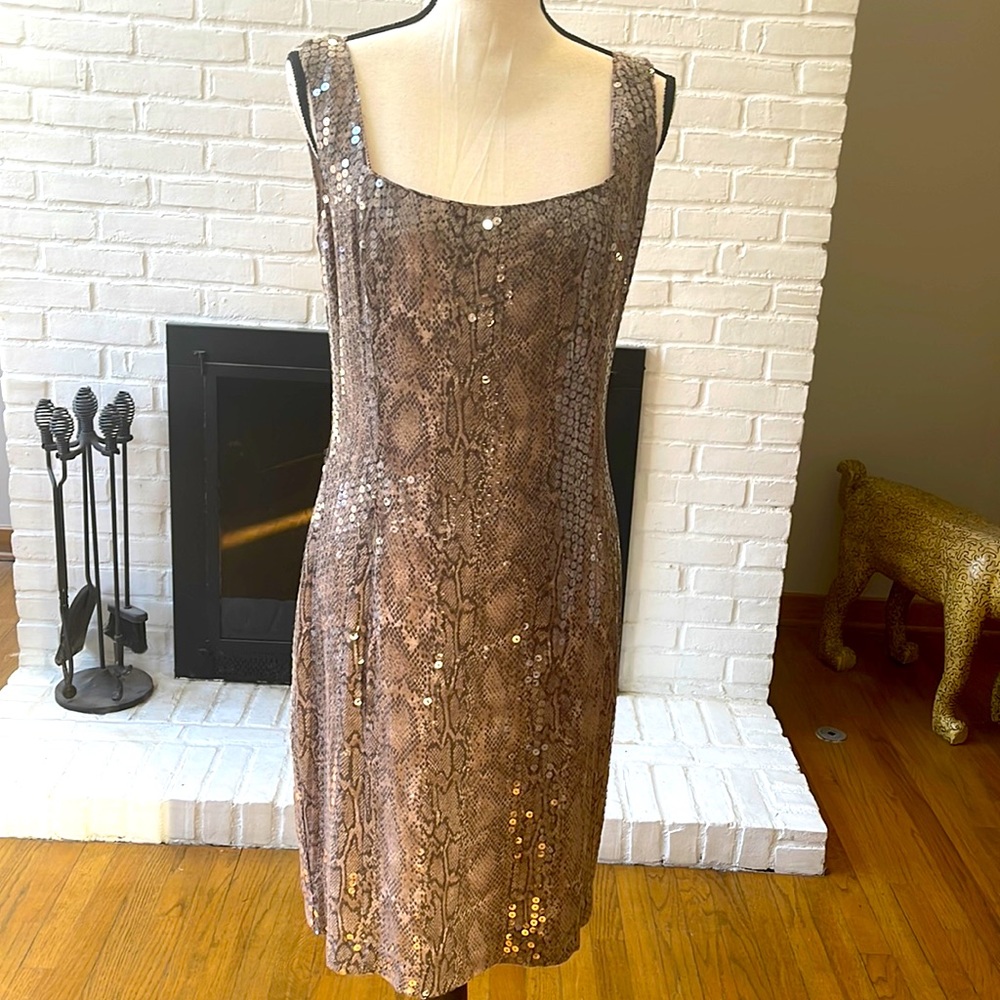 EVENING DRESS 12 | 1980’s Sequin Dress 12 | Luxury Vintage 12  | NYE Dress 12